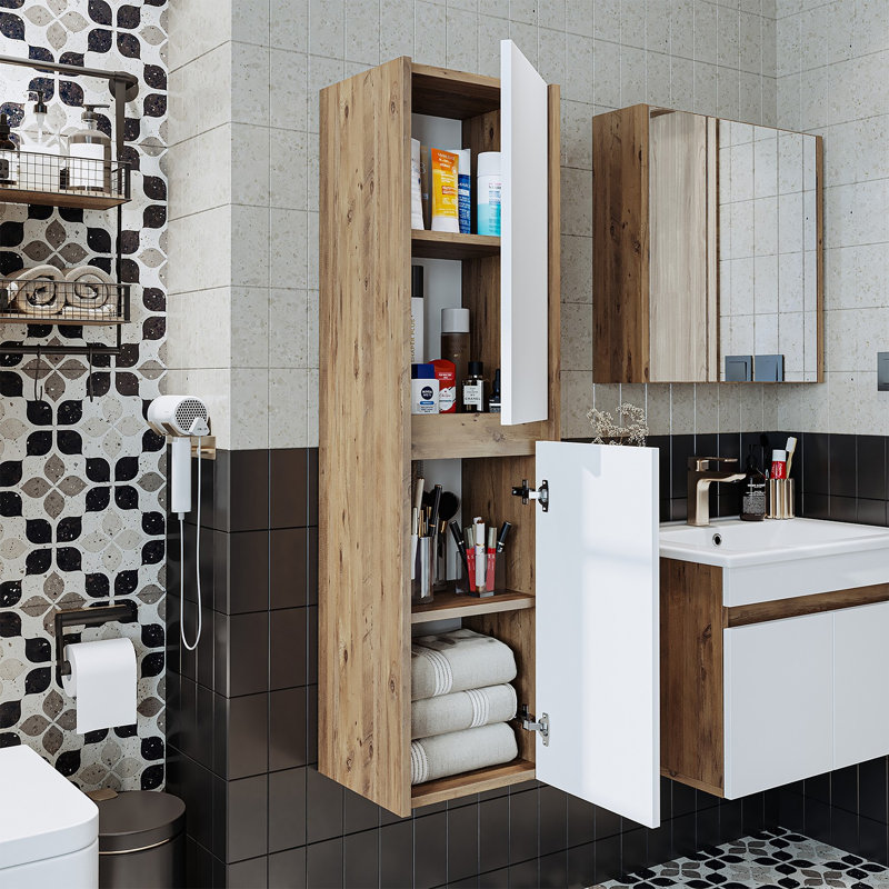 Bathroom Cabinet, Atlantic Pine