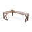  Walnut L-Shaped Solid Wood desks-108609705-108609709