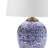 Mystique Blue Ceramic Ginger Jar Table Lamp