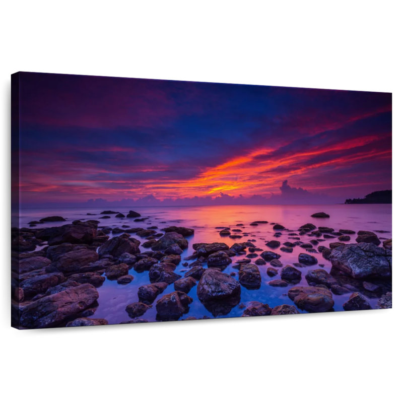 Gillard Purple Gillard Sunrise, 30" H x 45" W