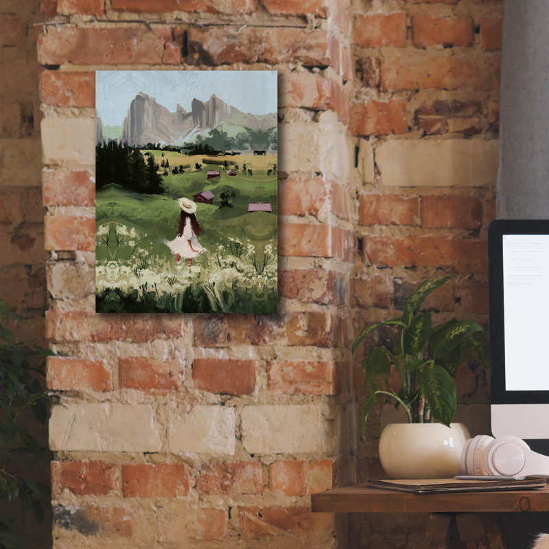 Art mural sur toile «Herds» par Svetlana Aleynikova, H 16 po x l 12 po