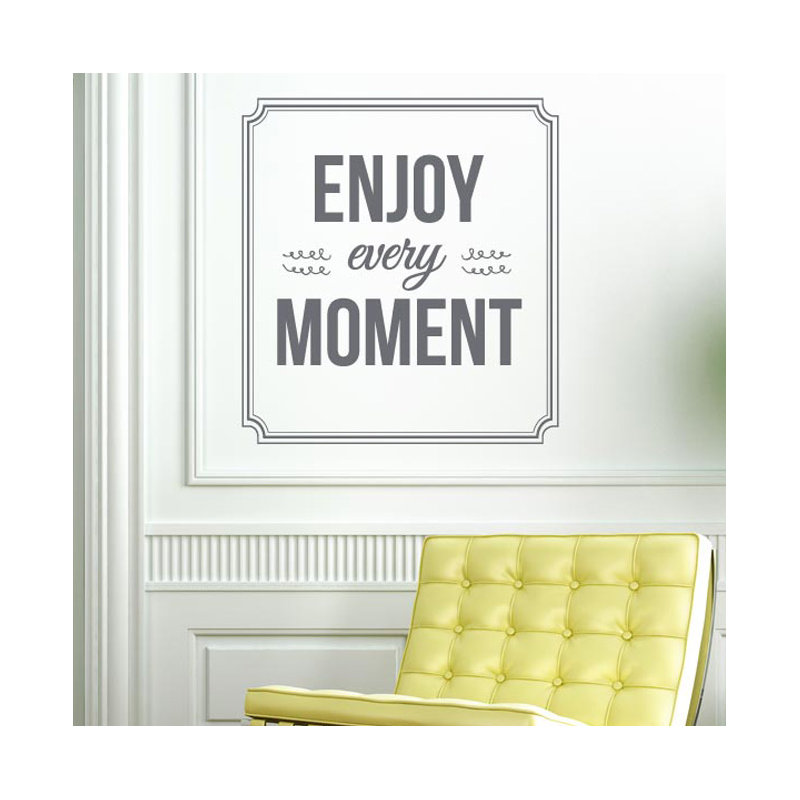 Wall Decal, Grey, Large