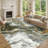 Modern Abstract Living Room Rug Ultra-Soft Contemporary Accent Rug, Easy to Clean Soft Low Pile Indoor Carpet, Large Foldable Floor Cover-525713302-504894459
