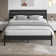 Bed Frame with Wooden Headboard and Footboard