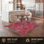 Tapis rouge / argenté Houchin
