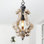 Lustre en bois à 1 lumière Farmhouse avec chaîne réglable, lumières suspendues pour îlot de cuisine Cottage, lampe suspendue rustique