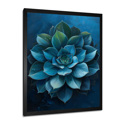 Reproduction d'art mural vert succulent - vert