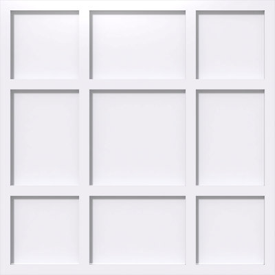 Médaillon de plafond contemporain Rubik
