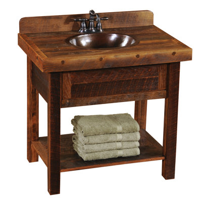 Meuble-lavabo avec tablette Fireside Lodge Barnwood