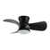 Modern 3-Blade Flush Mount Ceiling Fan with Light and Remote Control