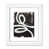 Cadre cubique blanc mat