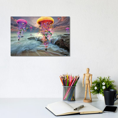 «On Distent Shores» par David Loblaw - impression sur toile tendue