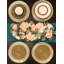 Handmade Round Placemats Set of 4 for Dining and Kitchen 14-inch Scratch-Resistant Table Christmas Decor-2044449505