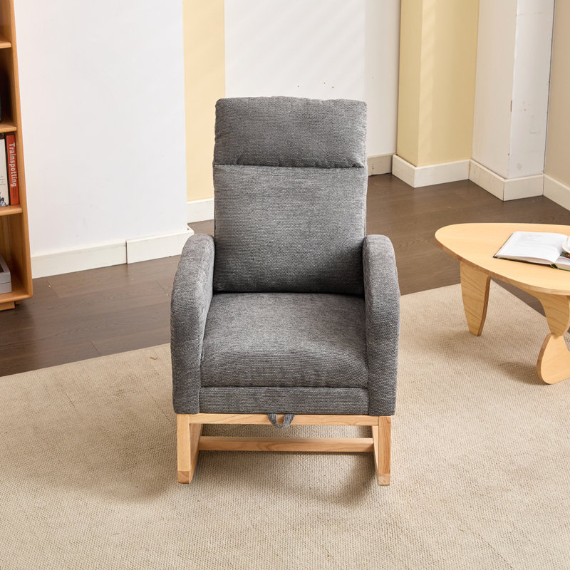 Chaise berçante Modern, Gris foncé