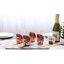 4 Piece 325ml Glass Flute Set