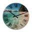 Horloge murale Whitehaven Beach Whitsunday I-310721347