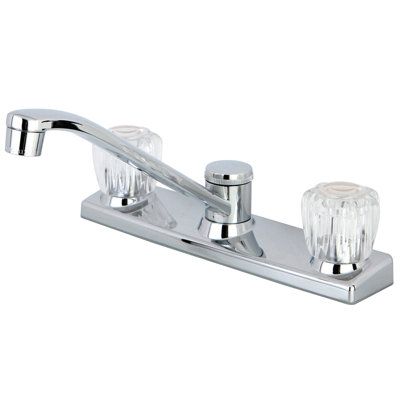 Kingston Brass Columbia Two-Handle 8" Centerset Kitchen Faucet