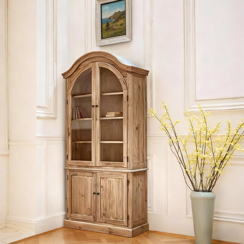 Brown Solid Wood Display Cases