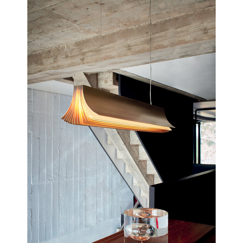 Respiro 1 - Light LED Pendant, 5.9" H x 35.43" W x 6.34" D