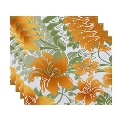 Stalbridge Polyester Floral Rectangle Placemat