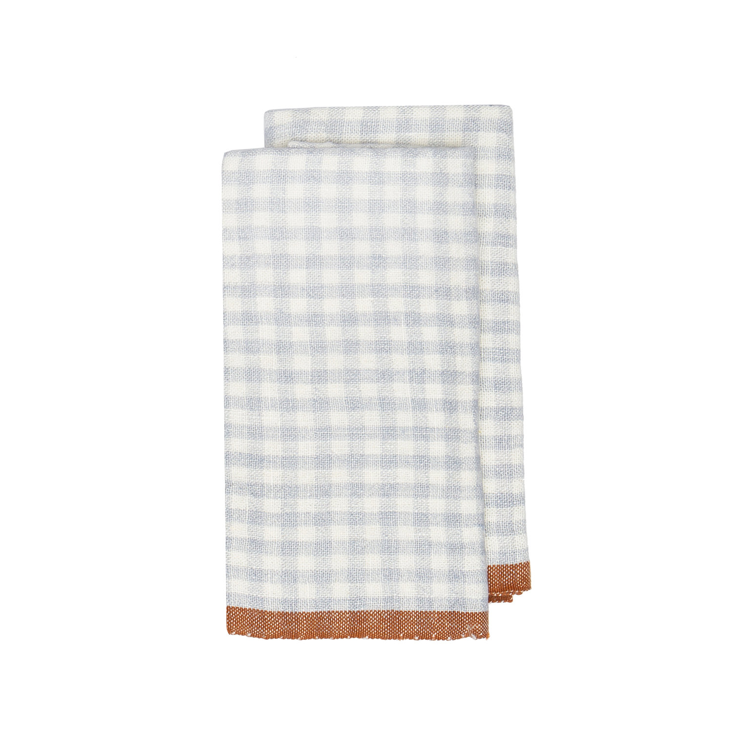 Dish Cloth Kitchen Towel, Blue/Cognac