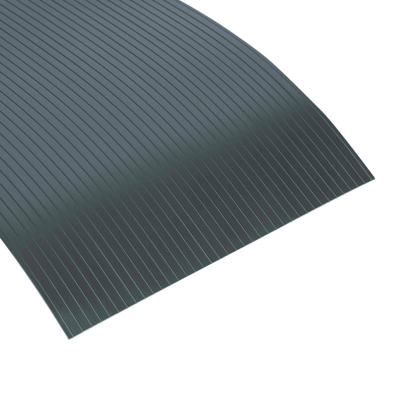 48.26cm H x 253cm W Vinyl Fence Panels, Anthracite