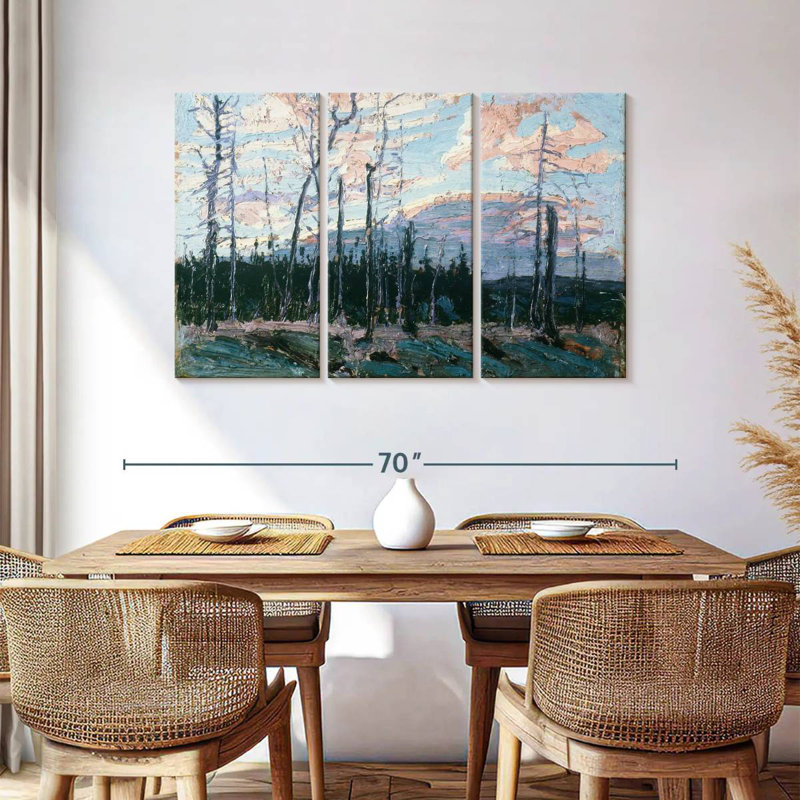 Avery Terre brûlée au coucher du soleil, H 36 po x l 57 po