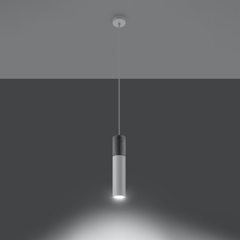 Borgio 1 - Light Single Pendant, White