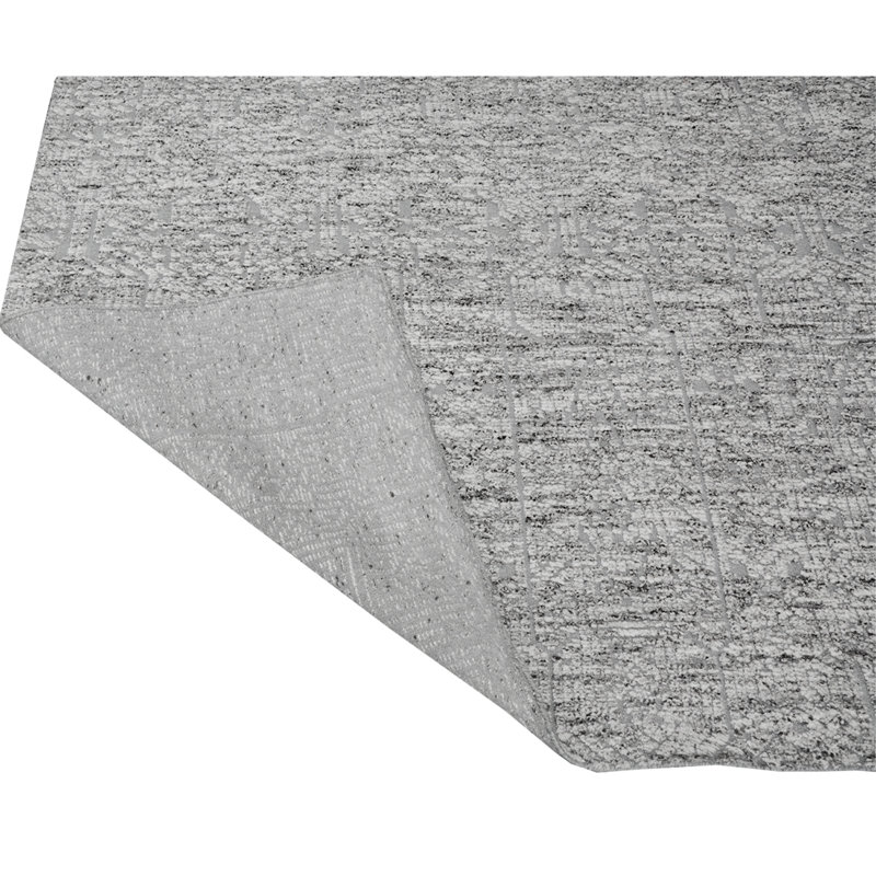 Tapis gris clair marocain de haute qualité noué à la main, Rectangle 12 pi x 15 pi