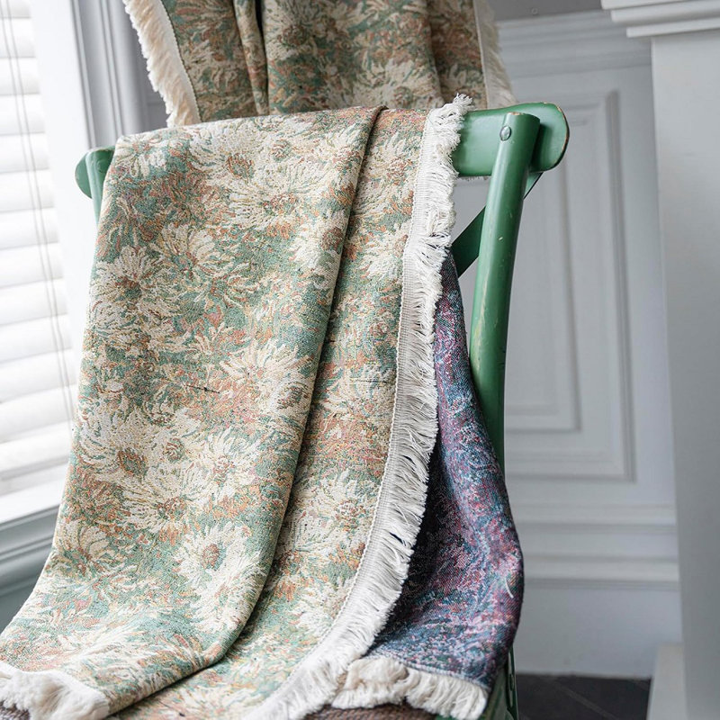 W-LYH Cotton Blend Curtain Pair, 59" W x 87" L