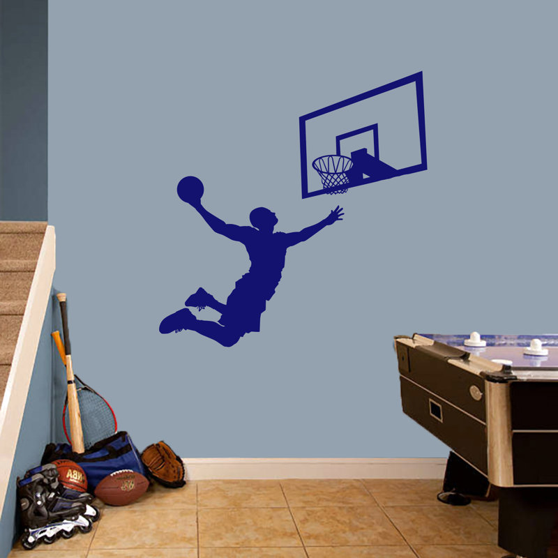 Ensemble d'adhésif décoratif Hashimoto Basketball Slam Dunk, Bleu marine