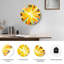 Horloge murale Sunburst