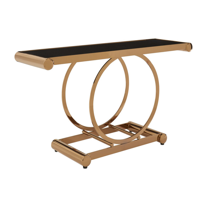 Tillar 140cm Glass Top Console Table