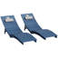 Ensemble de chaises longues portatives pliantes portables pour patio (ensemble de 2), confort au bord de la piscine anti-dérive avec appui-tête réglable et ancrages pour sacs de sable, bleu-1728496233