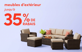 meubles d'extérieur en solde