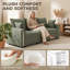 228 cm W Patio Sofa