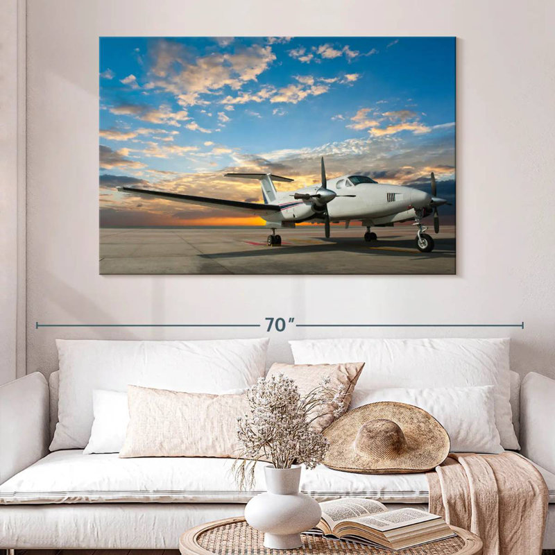 Mehar Light Aircraft, 34" H x 51" W