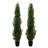 4ft. Artificial Topiary Cedar Tree UV Resistant (Indoor/Outdoor) - Set of 2-2145411028
