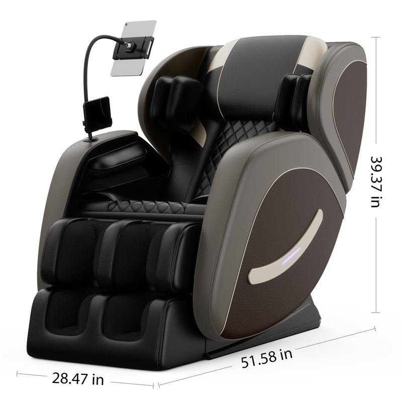 Fauteuil de massage inclinable sans gravité avec pression d'air corporelle complète
