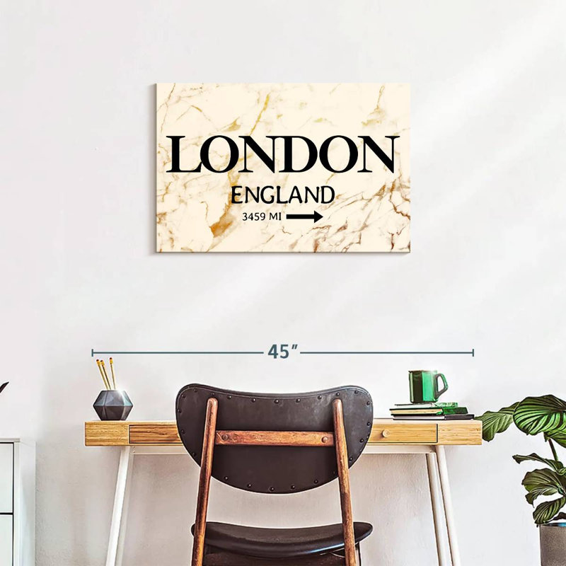 Enseigne Nicci London, H 20 po x l 30 po