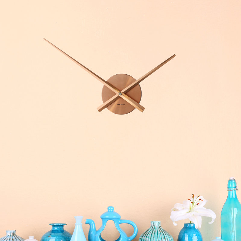 Horloge murale 3,9 po Marcelina, Cuivre
