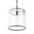 1-Light Handcrafted Textured Water-Glass Cylinder Pendant-1366521195