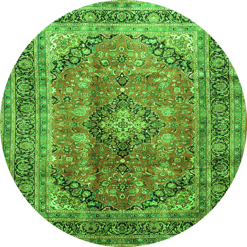 Performance Oriental Indoor Rug, Round 8'