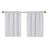 Embossed Blackout Rod Pocket Valance Curtains for Kitchen (Set of 2)-1298689928-1298689937