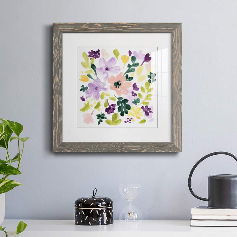 «Lavender Meadow II», reproduction encadrée de qualité supérieure - prête à être accrochée, H 35,5 po x l 35,5 po x P 1,5 po