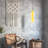 Hanne 1-Light Dimmable Metal Cylinder Pendant-392755632