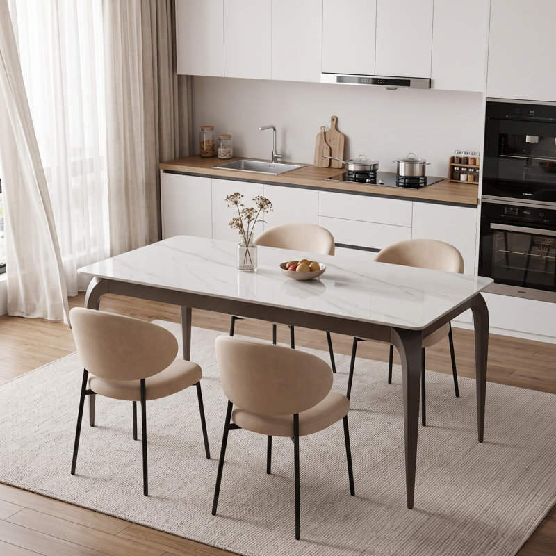 Plateau de table en pierre frittée de L 55,12 po x l 27,56 po