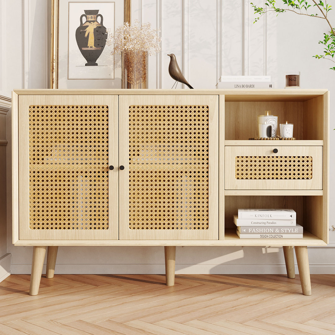Alphon Solid Wood 1 - Drawer Rectangle Accent Chest