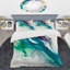 Ensemble de housse de couette en microfibre / polyester Tropical Turquoise Joyfulness Bedding-1100855807