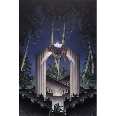 Deco Paradise by Robert Hoppe - Wrapped Canvas Print